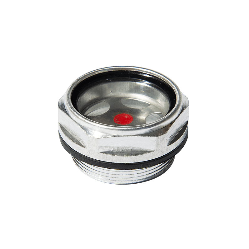 Kaca penglihatan level minyak kuningan