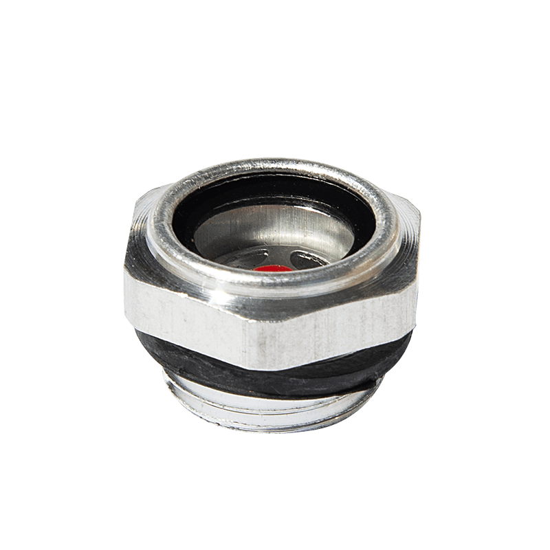 Kaca penglihatan level minyak kuningan