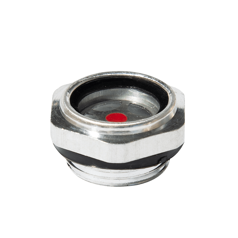 Kaca penglihatan level minyak kuningan