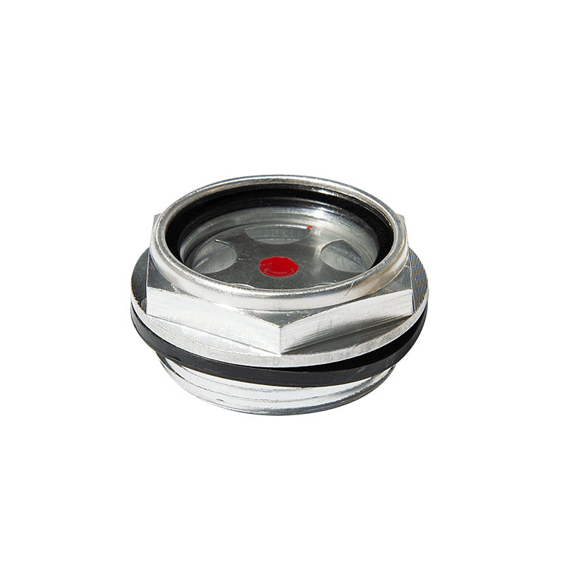 Kaca penglihatan level minyak kuningan